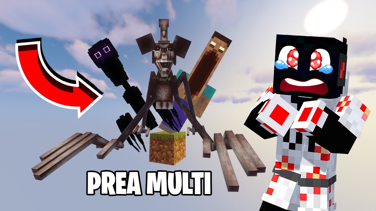 Stau pe un *BLOCK* cu *FOARTE MULTI MONSTRI* !