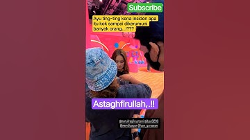 Ayu ting-ting Kena Insiden Apa ya⁉️😱😢#ayutingting #jichangwook #trending #shorts #viral #funny #fyp