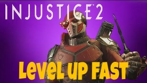 Injustice 2: Fastest way to level up any character!