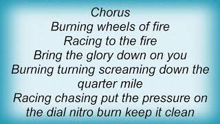 Saxon - Burning Wheels Lyrics