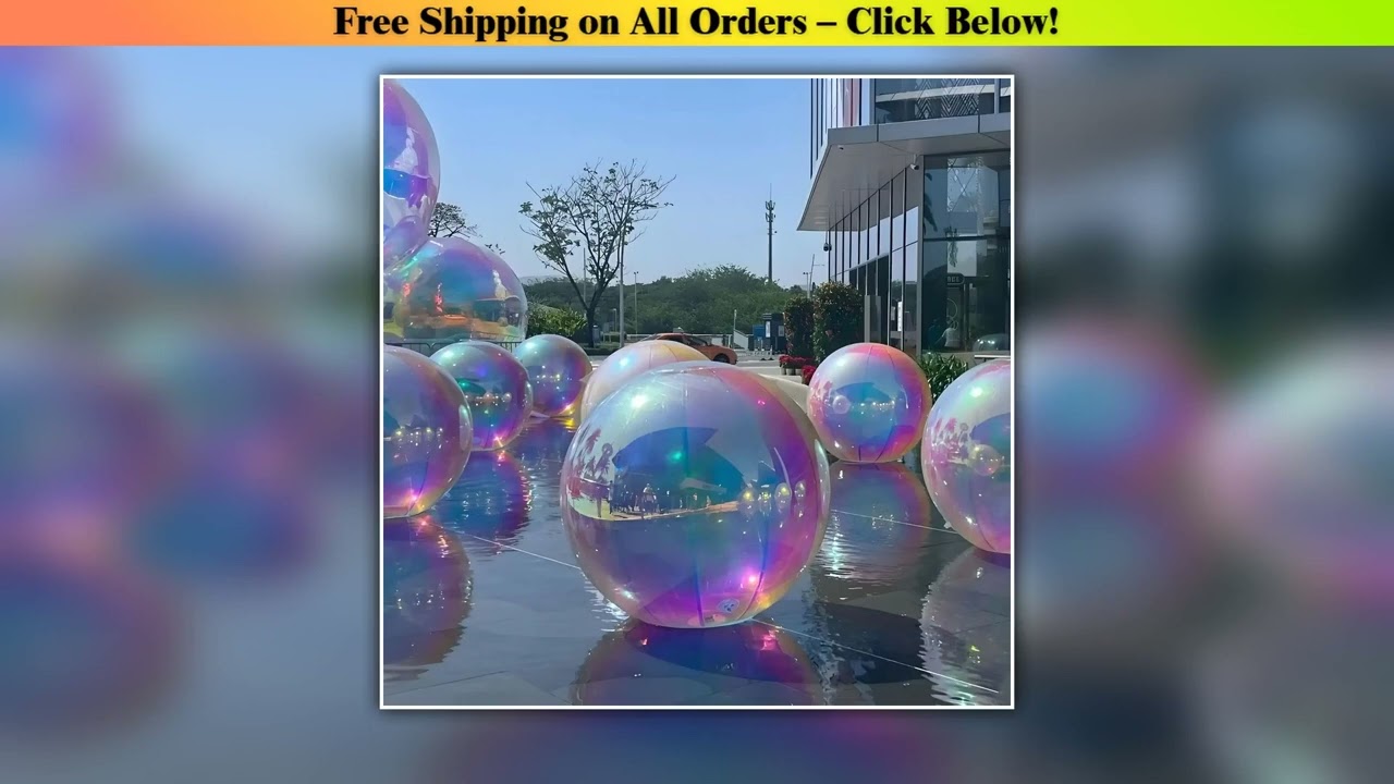 Giant inflatable hanging mirror ball suitable for wedding family party decoration, sealed shiny