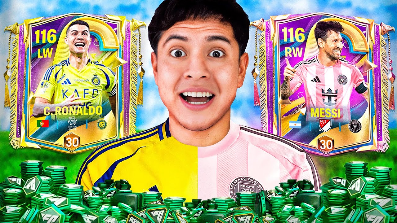Abrí +100 SOBRES para FICHAR a MESSI & CRISTIANO RONALDO en FC MOBILE 🔥