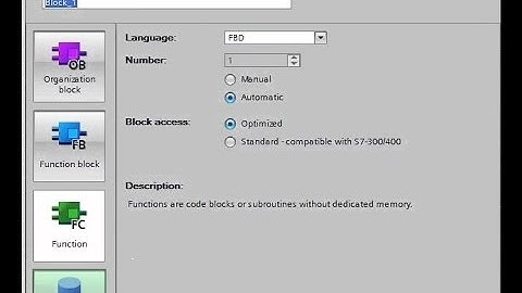 Function (FC) vs Function Block (FB) - PLC Programming (Siemens )