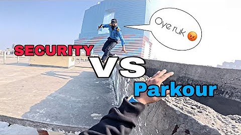 Security vs parkour pov | parkour escape pov