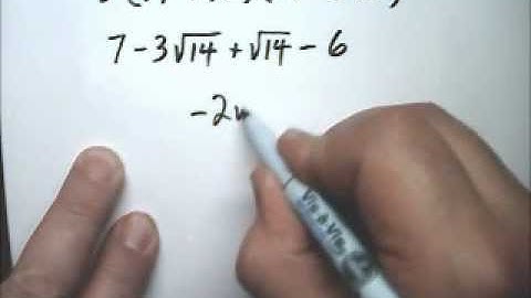 Square and Cube Roots 6 Complex Simplification - Tutor Algebra