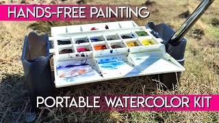 HANDS-FREE watercolor kit ✶ Portable Painter unboxing and setup