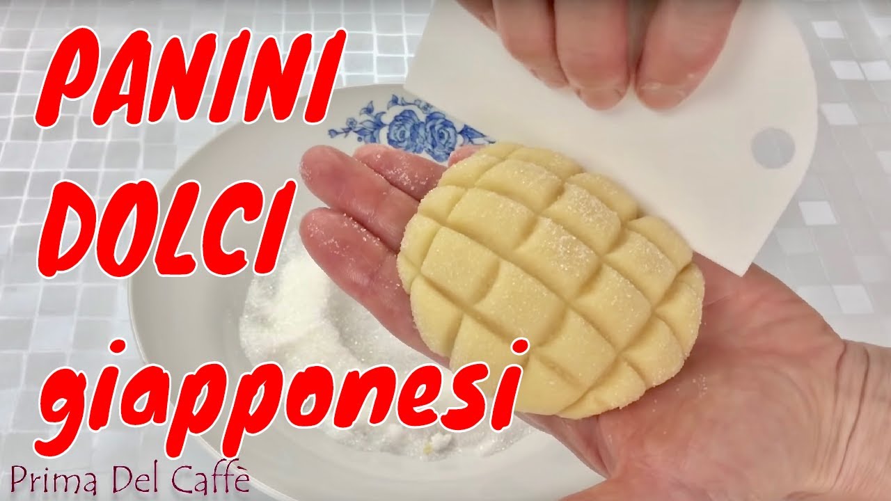 ricetta MELONPAN dolce giapponese japanese recipes YouTube