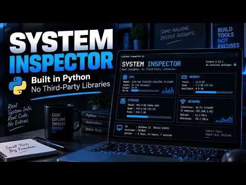 I Built a System Inspector in Python | No Third-Party Libraries
