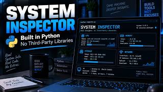 I Built a System Inspector in Python | No Third-Party Libraries