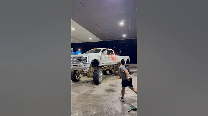 He was in my way😤 #jamesrtgr #viral #truck #6x6 #shorts