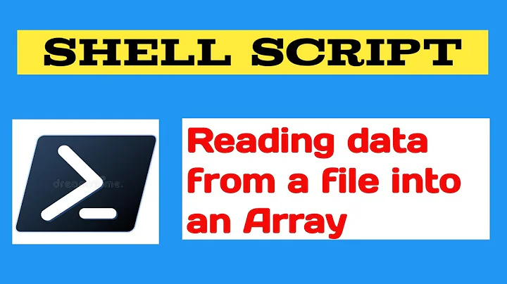 How to read lines from a file into an array in bash shell script