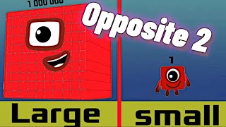 Learn The Opposite Words in English with Numberblocks Part 2 / Educational video