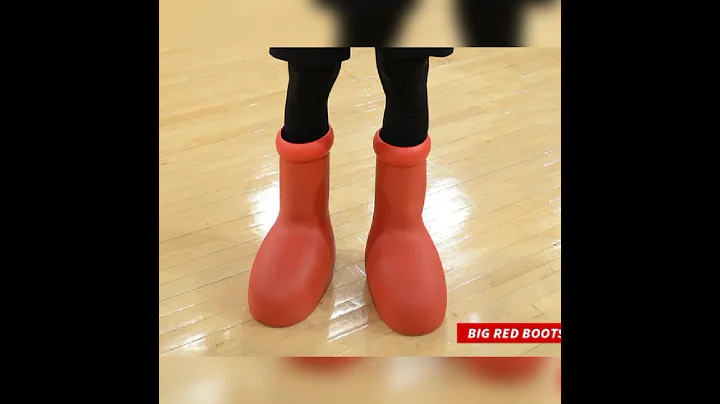 WWE SUPER STAR SETH ROLLINS JOINS 'BIG RED BOOTS' CRAZE... Stomps Miz During Raw