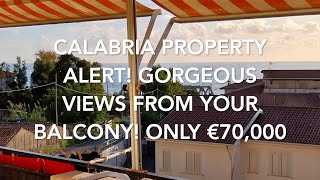 Calabria Property Alert! Gorgeous Views From Your Balcony in Belvedere Marittimo! €70,000