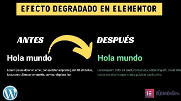 🟢 Títulos y Textos con degradado en Elementor Wordpress sin plugin ✅✅