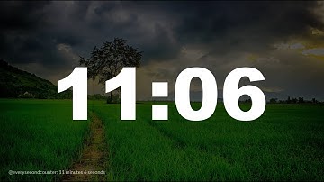 11 minutes 6 seconds [666 secs] clock timer countdown || Alarm Focus
