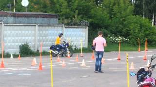экзамен на категорию А в ГИБДД Щелково(, 2014-07-10T19:10:49.000Z)