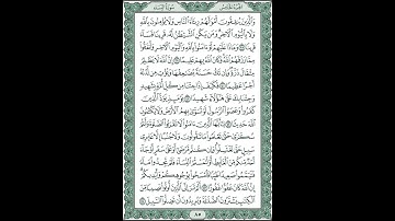الصفحة 85 من القران الكريم #صفحات_النور بصوت الشيخ ياسر سلامة  #المصحف