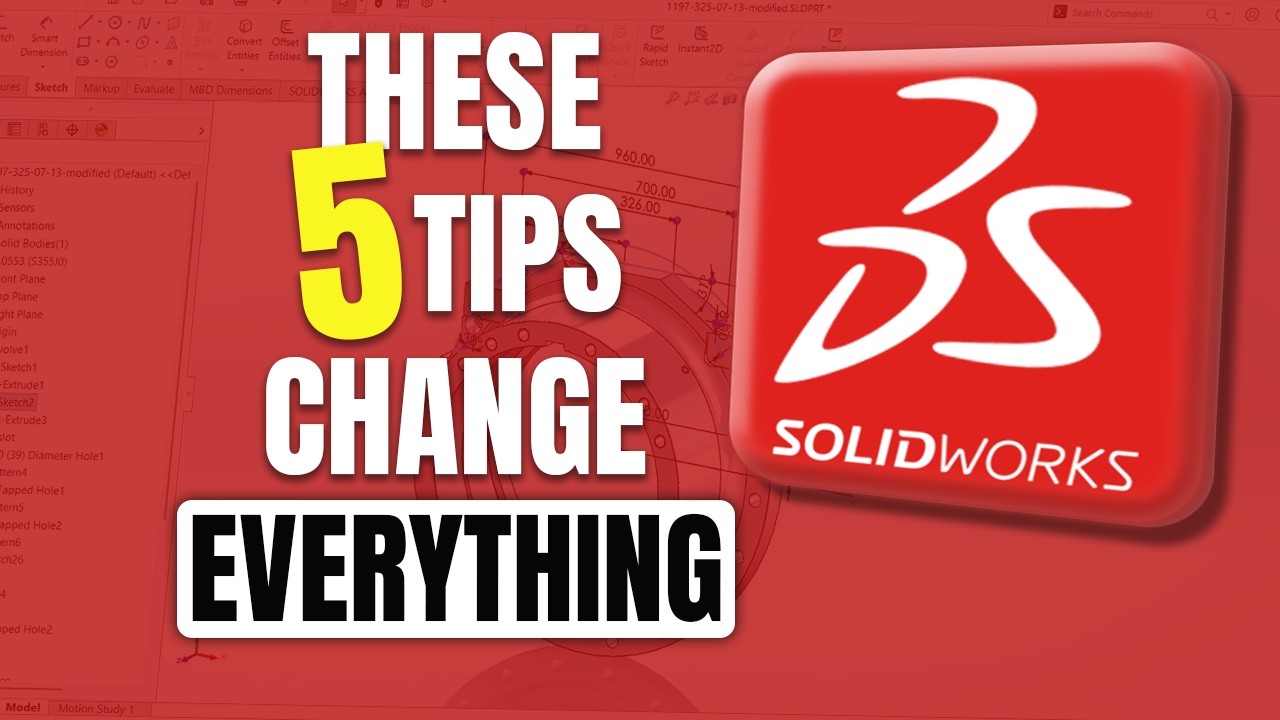 5 SolidWorks Tips That Improve Performance Instantly - YouTube