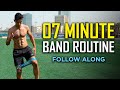 7 Minute Pre-Game Band Routine for Athletes (FOLLOW ALONG)