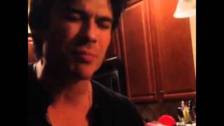 Michael Malarkey Instagram Video (Ian Somerhalder Funny Song)
