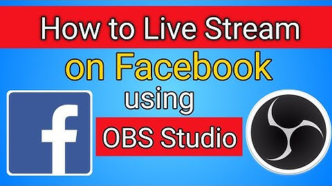 How to live stream on Facebook using OBS Studio | OBS Studio ki madad se Facebook par live stream