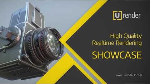Vintage Hasselblad - Real-time Rendering Showcase - U-RENDER
