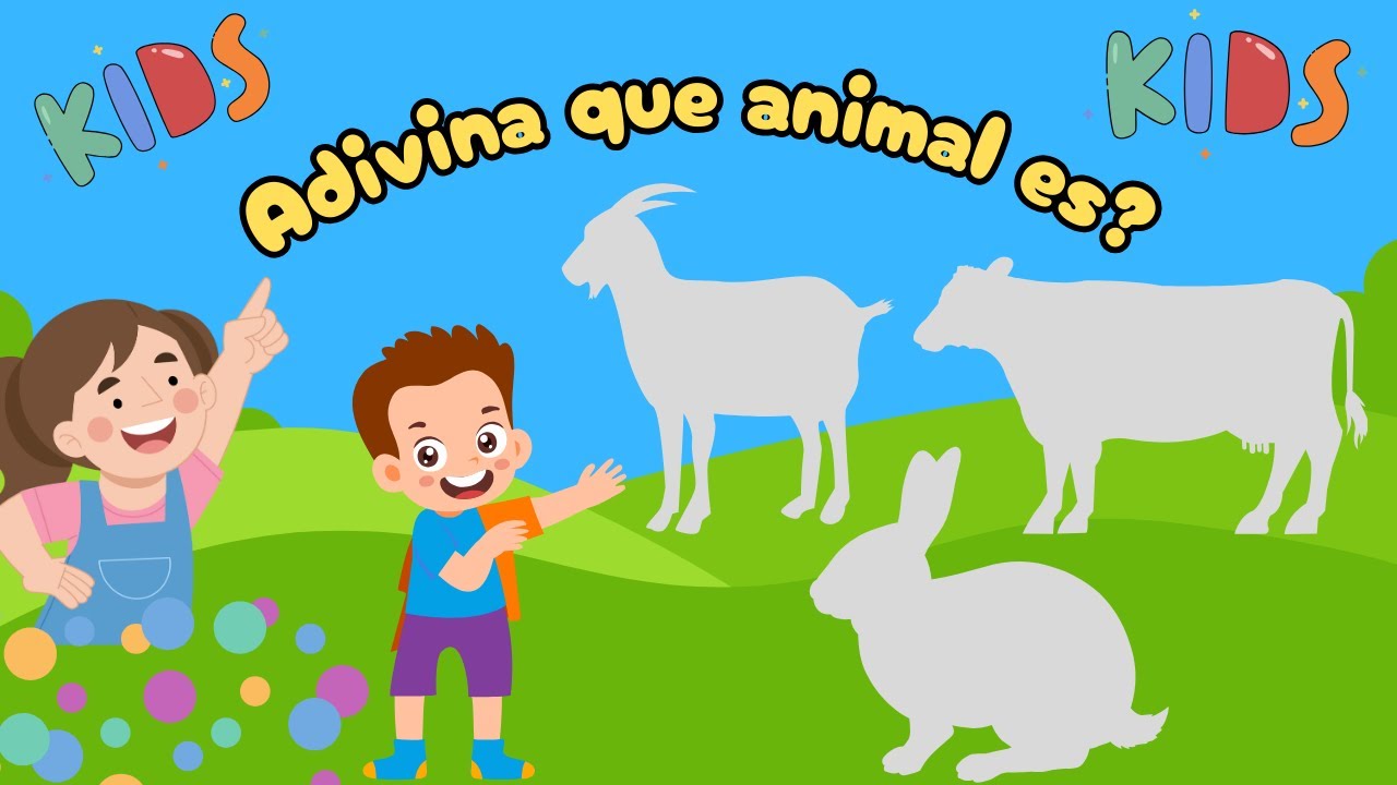 ¡Juguemos y Adivinemos Juntos!| Adivina que animal es| video para niños ...