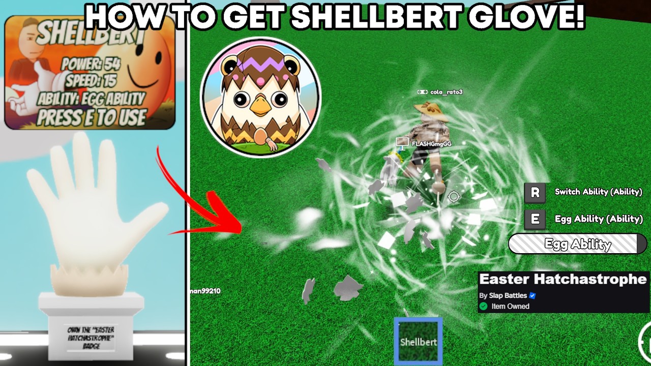 Shellbert Forms How to get the Shellbert glove in Slap Battles - YouTube