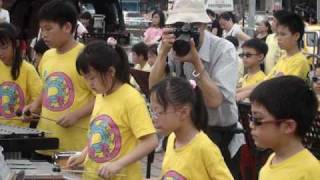 蘆洲成功國小打擊樂團 卡布利島20100522台北縣週末藝術秀 淡水捷運站前.MPG