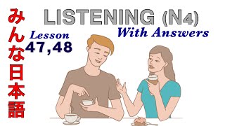 Minna no Nihongo Listening - Lessons 47-48, #japaneselanguage #japaneselanguageinnepali