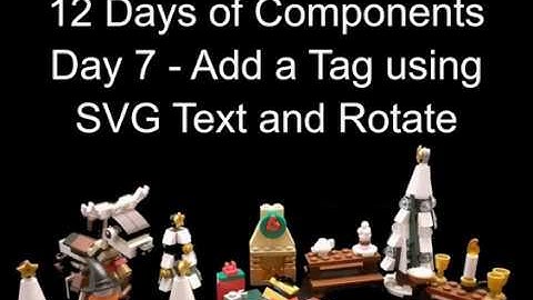 Power Apps - 12 Days of Components - Day 7 Add Tags using SVG Text and Rotate