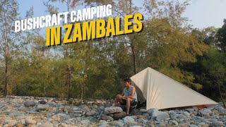 Raw Camping at Zambales making Bushcraft project