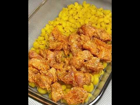 Макароны с индейкой в духовке 😋 - YouTube