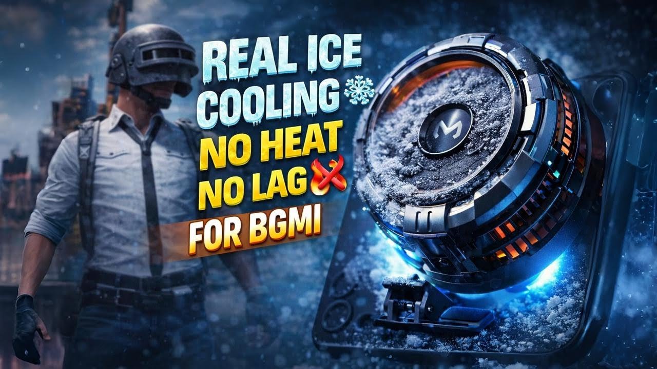 This Cooler FREEZES Your Phone ❄️ Best Mobile Magnetic Gaming Cooling Fan Under 1000