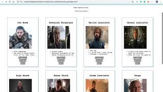 Thrones Tracker