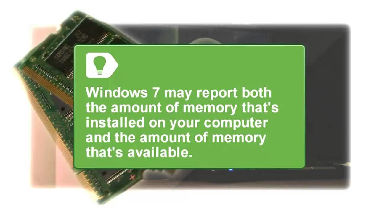 How to Find out How Much Memory Your PC Has - YouTube
