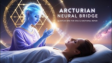 Arcturian Neural Bridge | Quantum Grid for DNA Repair & Emotional Calibration