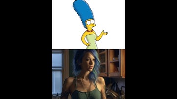 how the Simpsons would look like in real life (AI) #shorts #ai