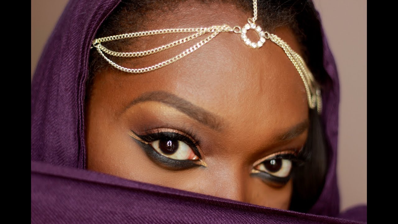 Eid Inspired Brassy Makeup Look - YouTube Stella's Addiction
