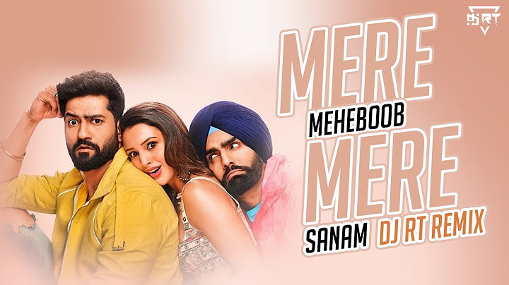 Mere Mehboob Mere Sanam( EXCLUSIVE REMIX) Bad Newz | Anu Malik, DJ Lijo, DJ Chetas | DJ RT REMIX