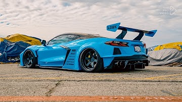 Liberty Walk C8 Corvette | 4K |  @ARMYTRIX  #exhaust  | @TheProVideo