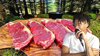 THE CEEMAN Reacts To STEAK FRIES, incredible juicy Recipe you will fall in love with ( ASMR cooking)