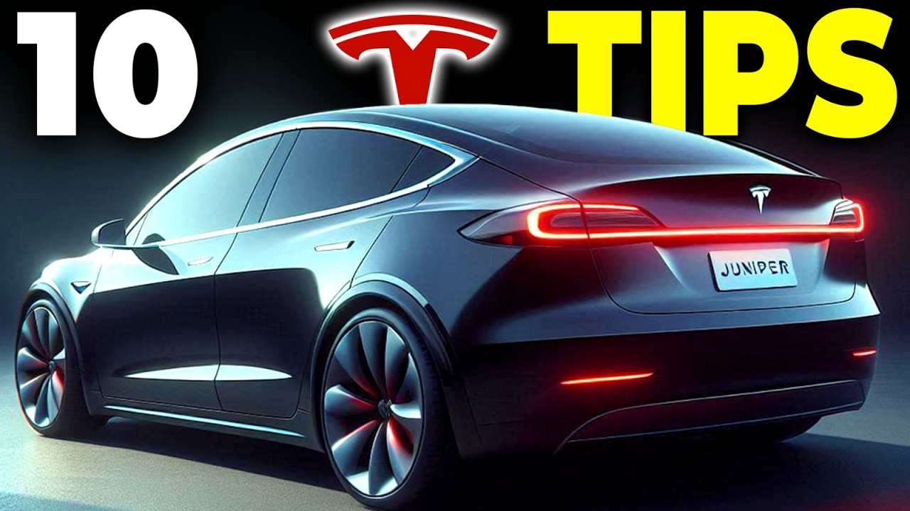 Top 10 Tesla Tips for Model 3 / Model Y Juniper - YouTube