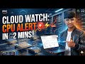 AWS CloudWatch Tutorial 2026: Setup CPU Alerts in 2 Minutes! 🚨 (Never Crash Again)  #treanding #AWS 