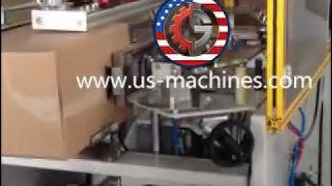 Horizontal type high speed carton forming erecting machine empty box feeding machine line