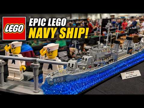 LEGO USS Fred T. Berry Destroyer with 85,000 Pieces