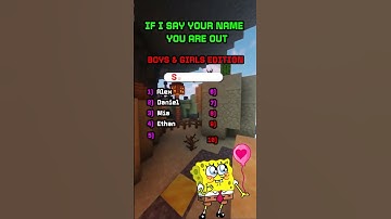 Did i guess your name ?  #spongebob #brainteasers #mindgames  #quiz #shorts