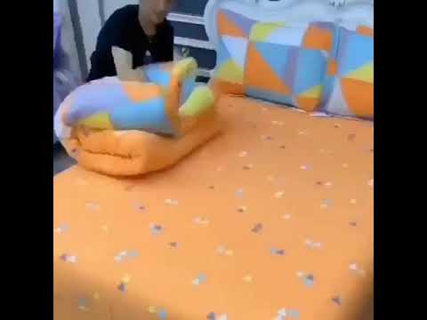 الطريقة الصحيحة لتطبيق اللحاف والبطانية