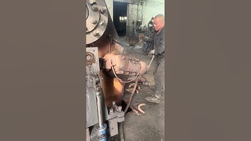 Inside the forging factory Superior forging teamwork skills #forging #machine #blacksmith #swaging
